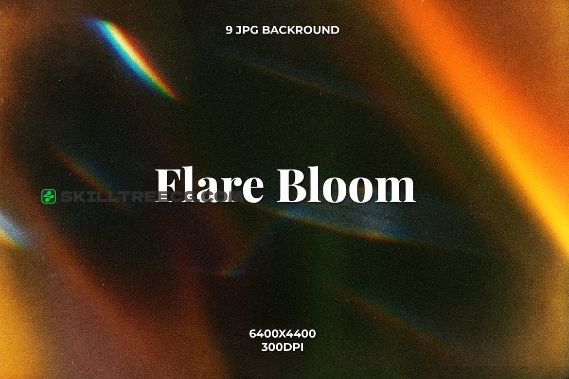 Flare Bloom Abstract Light Flare Background（233901）-技能树